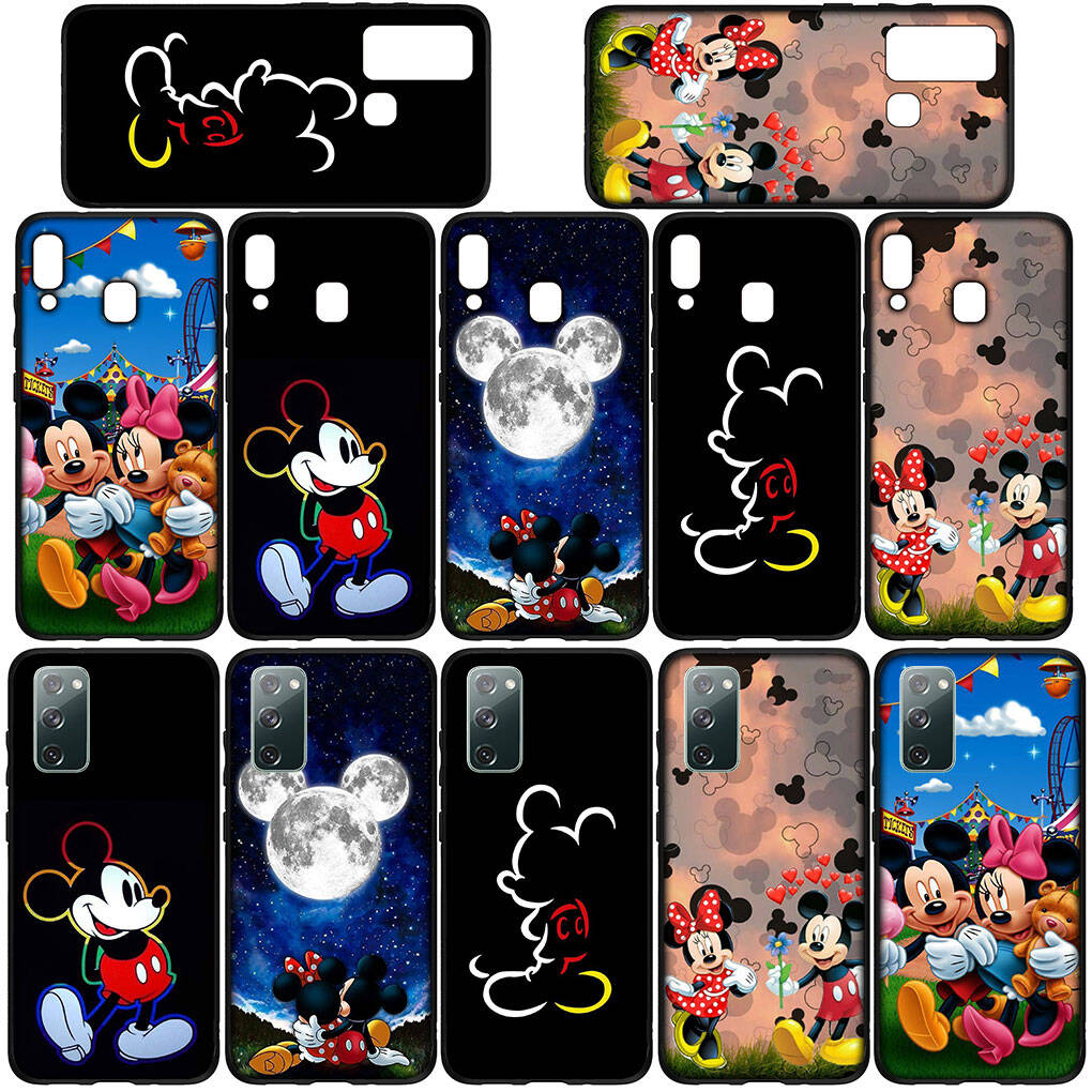 Hülle für iPhone 17 16 15 Xiaomi Poco Redmi Note 14 13 12 Pro Max Samsung Galaxy S25 S24 S23 OPPO Huawei Minnie Cartoon Mickey Niedliche Maus Handyhülle