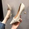 Fashion High Heels Shoes for Women Party Sexy Leather Casual Popular Stylish Luxury Brand Comfortable and Elegant Young Chic Woman Pumps
