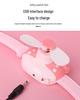 Hello Kitty USB Rechargeable Portable Mini Fan Bracelet Toy.