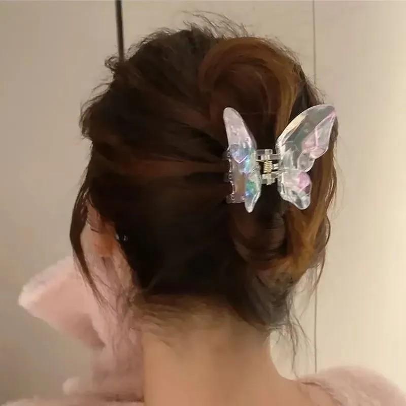 Transparent Mermaid Clip Large Size Super Hairpin Female Back Of The Head Hair  Clip Temperament Hairpin Hair Accessories