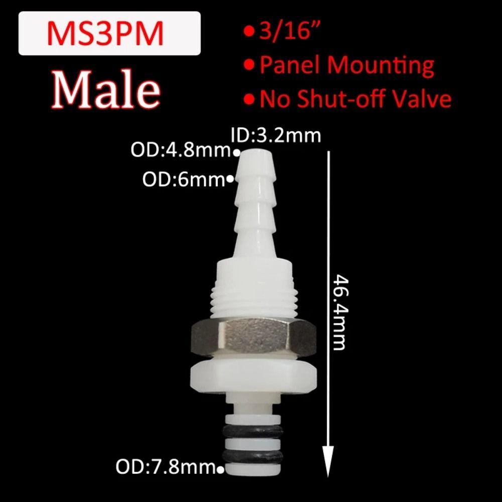 1Pcs Disconnect Fitting Coupling Hose Joint Quick Shut-Off Quick Coupler  For Hose Pipe Tube