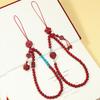 New Natural Cinnabar Wrist Phone Chain Pendant, Phone Case Accessory, Exquisite Wrist Strap for Women and Men