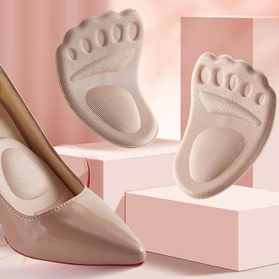 Women's Anti-Pain Super Soft Forefoot Pads for High Heels - Non-Slip, Half-Size Insoles