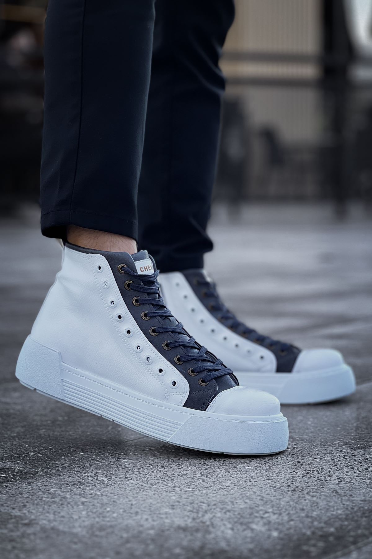 

CHEKİCH New Collection CH167 Blazer Men Boot White Black Brown Tan 43