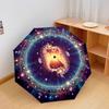 Star Animals Pattern Pattern New Style Umbrella, 1 Piece Automatic Folding Umbrella, Portable Travel Umbrella, Outdoor Umbrella, Birthday Gift