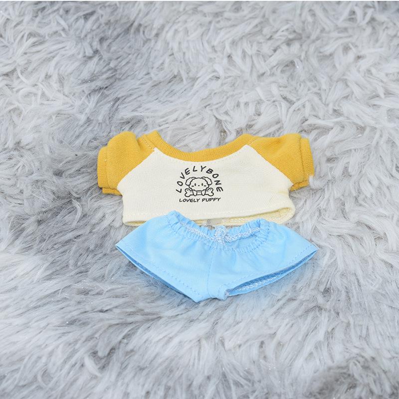 Available Doll Clothes: 10CM 20CM Cotton Hoodie Set for Normal or Chubby Star Dolls.