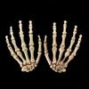 Halloween Glowing Skeleton Ground Plug Hands Set Creepy Ghost Horror Ornament Warm Light Decoration for Yard Street Party Props