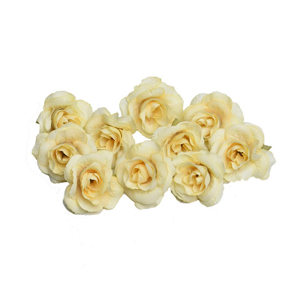 Artificial Flowers Home Silk Flower Decor Rose Head Artificial Rose Head