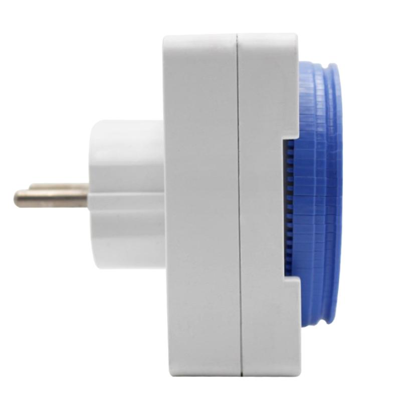 24 Hours Timer Switch Timer Plug In Mechanical Grounded Programmable Smart Countdown Loop Switch Socket Indoor Auto Power Off