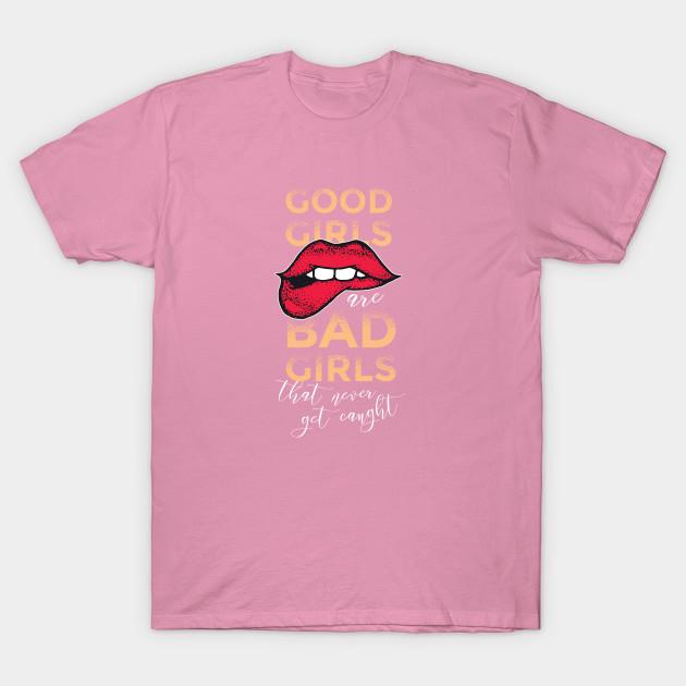 T Shirt Women Good Girls And Bad Girls Harajuku Print Kawaii Tshirt Summer Short Sleeve Female T-Shirt Top Tee