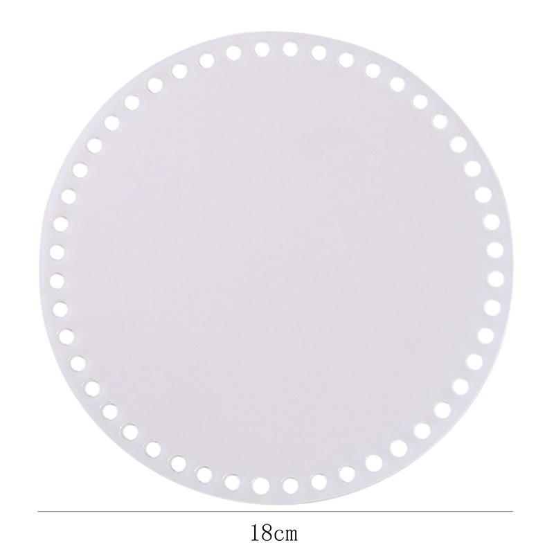 Runde Form Klare Acrylformbasis für Netzbeutel Ergebnisse-Größenoption Nähzubehör Transparentes DIY Acrylplatte Tasche