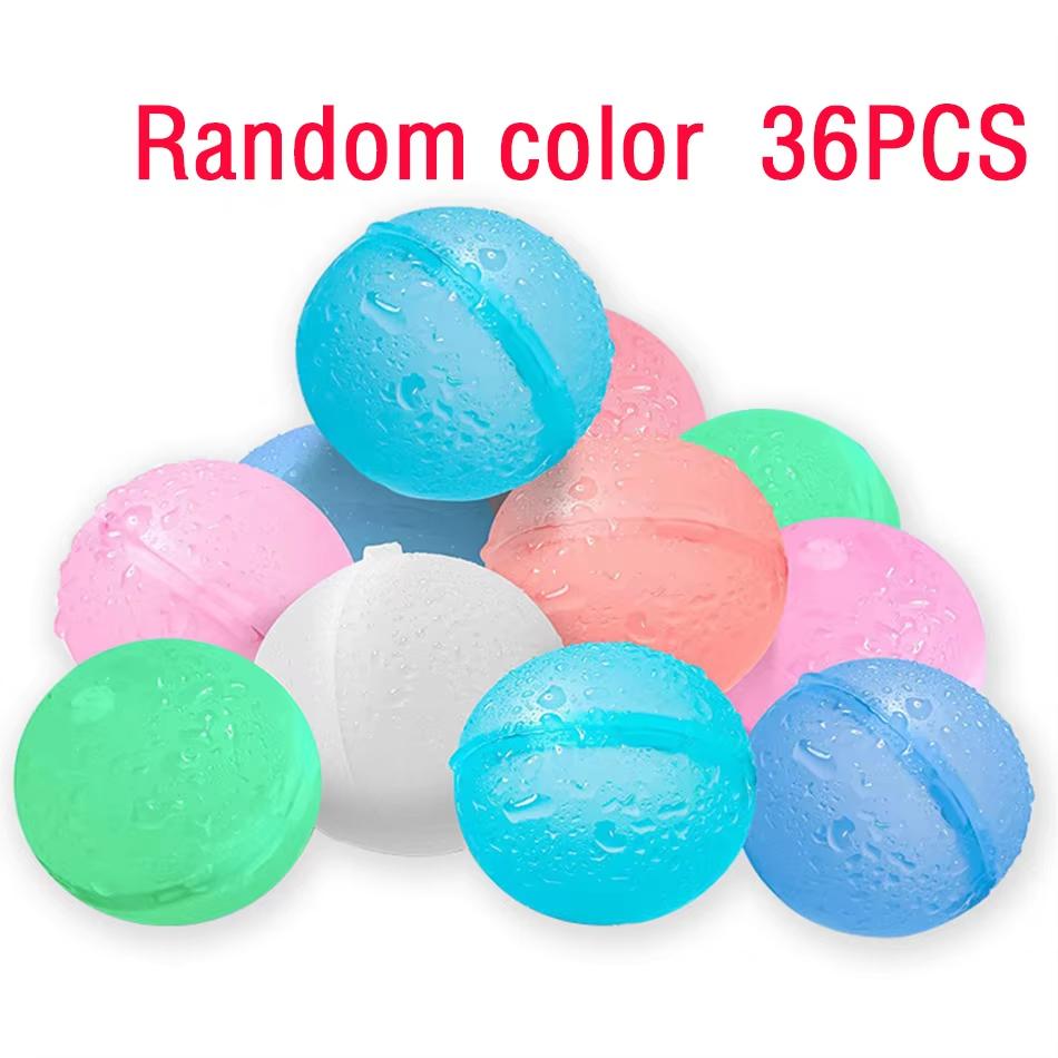 Swimming Pool Reusable Water Balloons Refillable Water Balloon Quick Fill Self Sealing Water Bomb Splash Balls for Kids Gifts