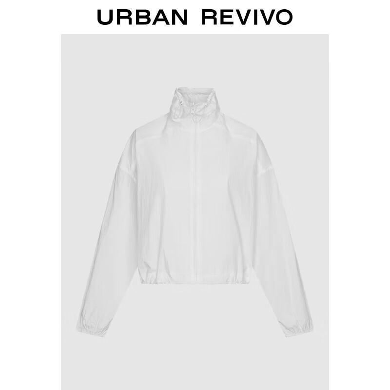 

Женская укороченная куртка оверсайз с воротником-стойкой из осенней коллекции UR 2025 M