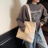 Simple and fashionable Korean version of casual ultra-light and versatile large-capacity nylon cloth shoulder bag tote bag women's commuter bag