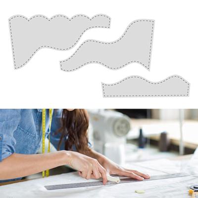 3Pcs/Set Patchwork Quilting Template Ruler ,Multifunctional Stencil ,Cutting Quilter for DIY