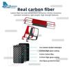 Real Soft Carbon Fiber Trim Sticker LHD Rhd for Mitsubishi Outlander 2013-   Drive's Passenger's Air Outlet Frame