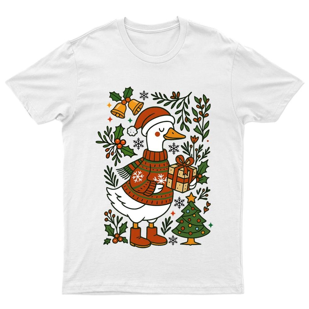 Christmas SnowUnisex Festive Holiday TShirt Unisex Gift Retro Seasonal Funny a