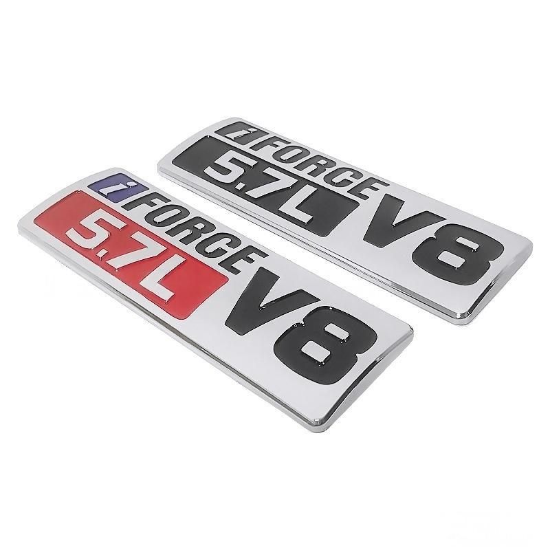 High quality ABS material scientifically suitable for TUNDRA car logo TUNDRA IFORCE 5.7L V8 car sticker TRD pickup truck