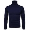 2026 Men's Slim Fit Turtleneck Sweater for Cross-border Trade, Autumn/Winter Warmth.