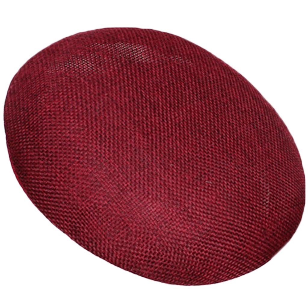 15cm Sinamay Hat Fascinators Hat Base for Women Millinery DIY Accessories Cocktail Teaparty Headpieces Round Hat Base