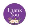 Darling Souvenir Round 1.6 Inches Peony Floral Baby Pink Thank You Stickers Wedding Gift-45