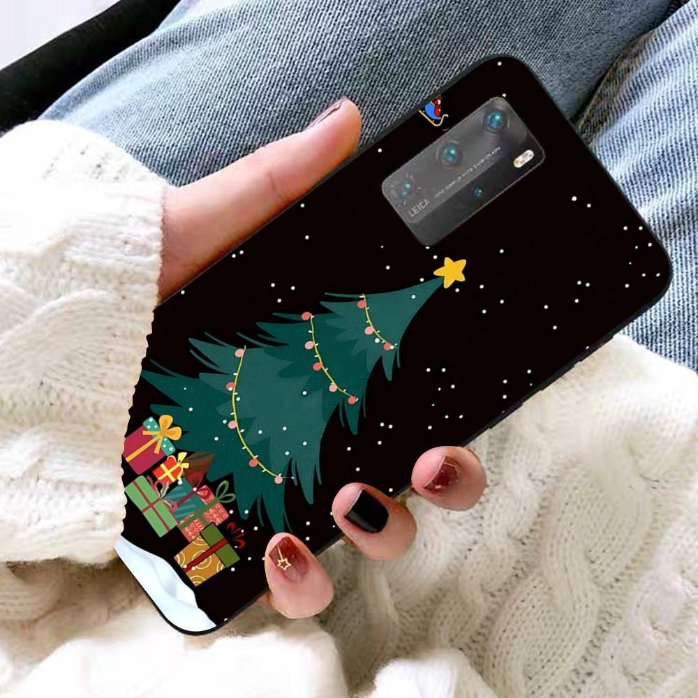 Merry Christmas Tree Phone Case For Huawei P 8 9 10 20 30 40 50 Pro Lite Psmart Honor 10 lite 70 Mate 20lite