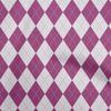 oneOone Cotton Flex Blue Fabric Argyle Sewing Material Print Fabric By The Yard 40 Inch