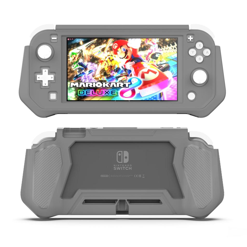 Protective Case, Full Protection Cover, TPU Shock-Absorption and Anti-Scratch for Switch Lite Skin with Bult-in Screen Protector & Thumb Grip Caps
