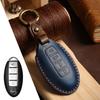 Genuine Leather Handmade Car Key Cover for Nissan