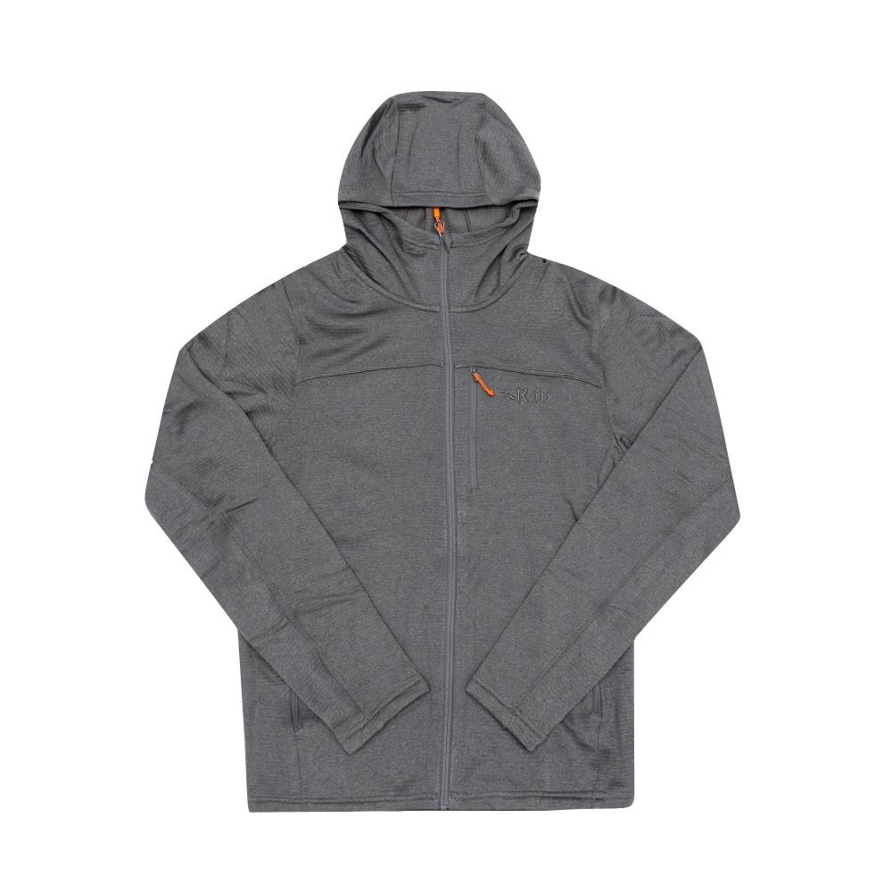 

Rab Graphene Fleece Hoodie Zip Men S Jacket Qff 55 QFF-55 GRAPHENE (L)
