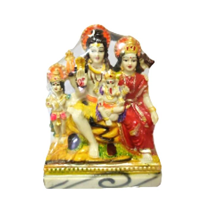

@ Marble Shiv Parivar Statue For Pooja Room Home & Temple 514Gm Zr-8098-60%Off