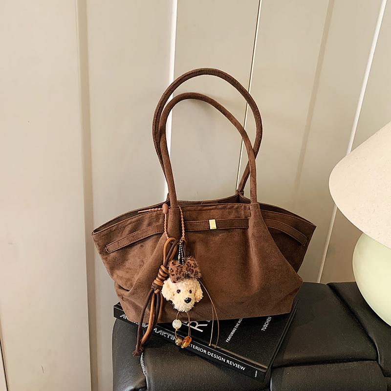 

French large-capacity armpit bag autumn and winter 2025 new American retro tote bag commuter casual shoulder handbag no pendant