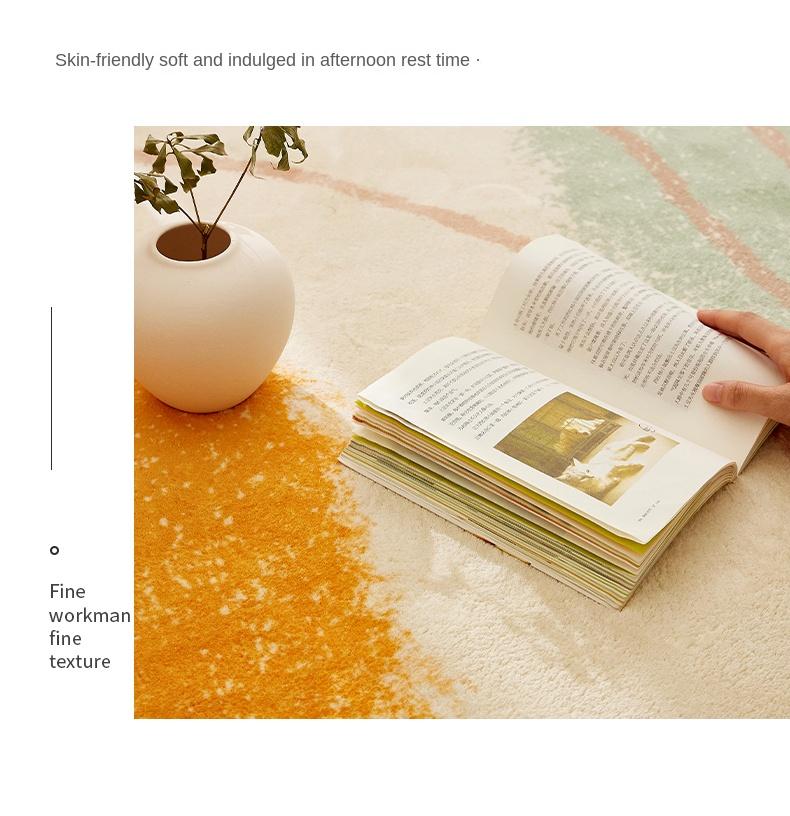 Light Luxury Living Room Decoration Plush Carpet Irregular Rugs for Bedroom Large Area Carpets Home Fluffy Soft Mat Lounge Rug