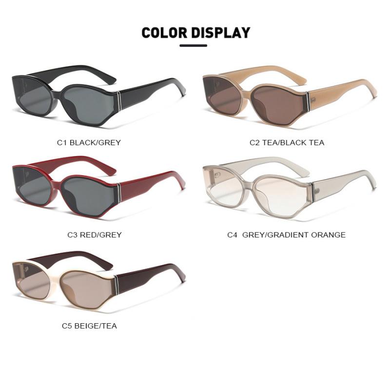 New curved sunglasses with a high-end feel for street photography and outdoor driving, offering UV protection