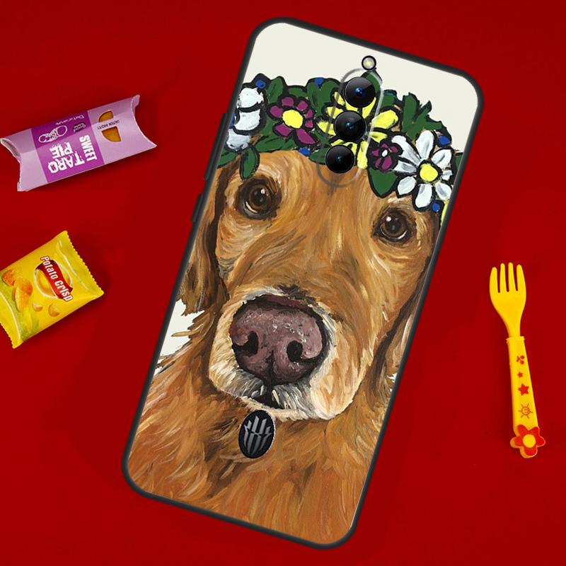 Golden Retriever Dog Case For ZTE Nubia Red Magic 10 Air 6 6S 7S For Red Magic 11 10 9 8 8S 9S 10S Pro Plus Cover