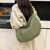 New Unisex Ultra-light and Large-capacity Waterproof Nylon Dumpling Bag Shoulder Messenger Bag