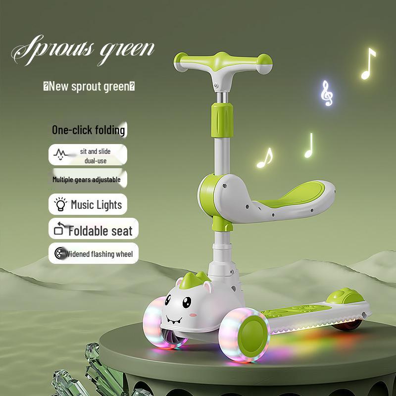 Kids' Folding Scooter - Ages 2-10, Boys & Girls