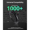 72-77mm Metal Step-Up/Down Ring Adapter Compatible with Mirrorless Cameras DSLR Lens, UV CPL ND Filter Thread Converter, Black