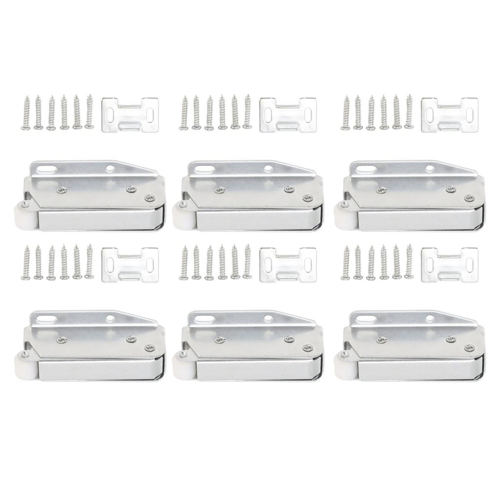 6Pcs Spring Latch Mini Door Push Release Latch Light Weight Push To Open Door Latch for Cabinet