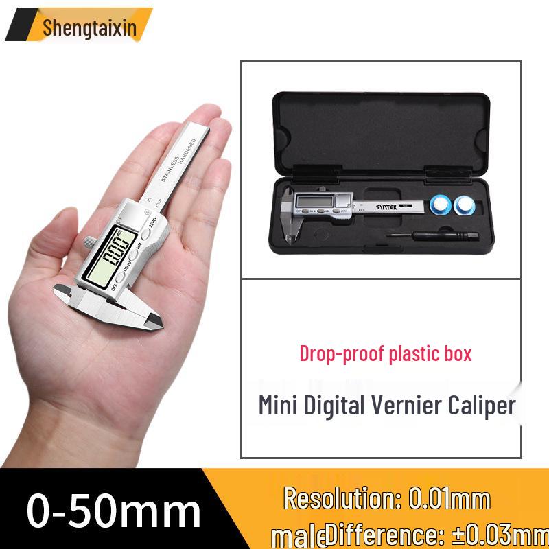 Shengtai Xin Precision Digital Vernier Caliper for Jewelry and Antiques - Mini Electronic Measuring Tool