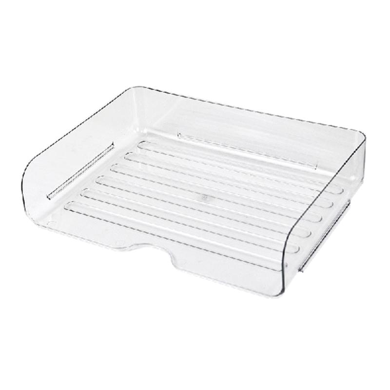 Multipurpose Paper Letter Tray Desktop Document Organiser Storage Container Stacking File Letter Tray for School Office