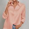 Spring Autumn Shirt Leopard Printed Satin Silk Shirt Women Long Sleeve Button Down Blouse Tops Female Suit Shirt Commuting Wind