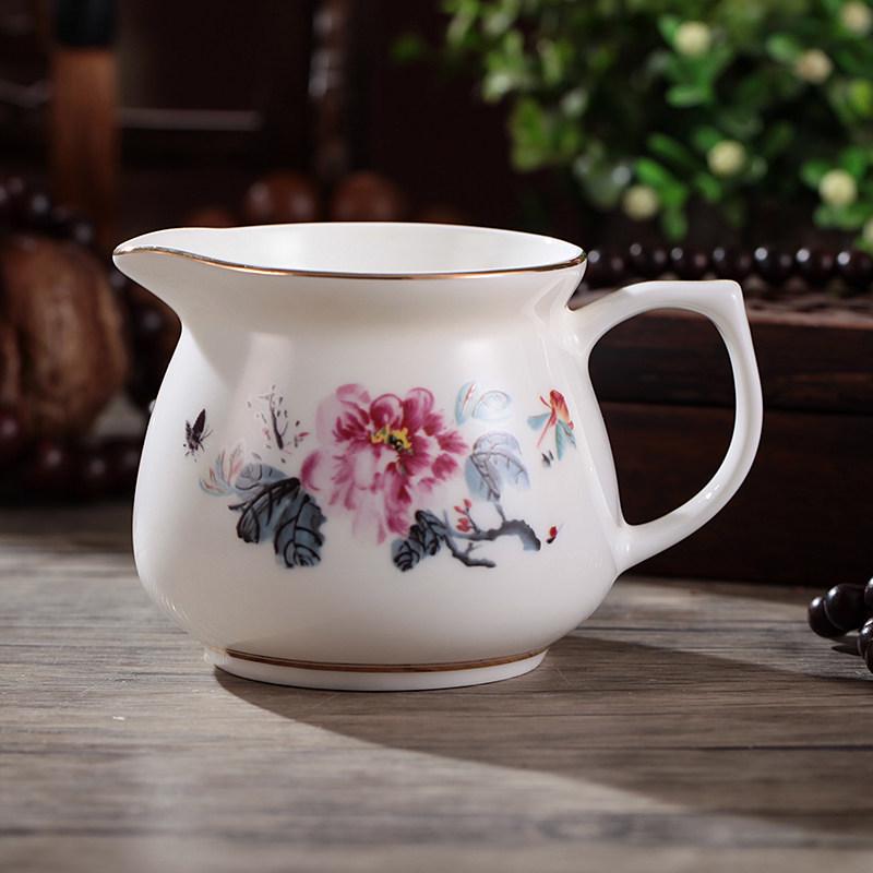 Tea Sea Blue & White Porcelain Gong Dao Bei: 250ml Spare Parts Milk Jug & Tea Separator Cold Pot.