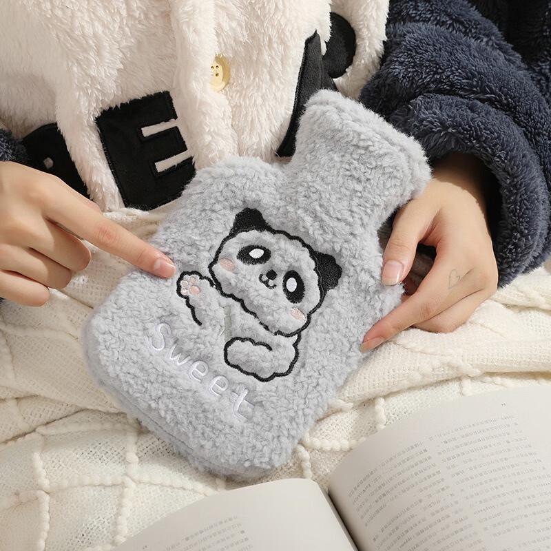 

Fumede Cute Plush Bear Hot Water Bottle Set