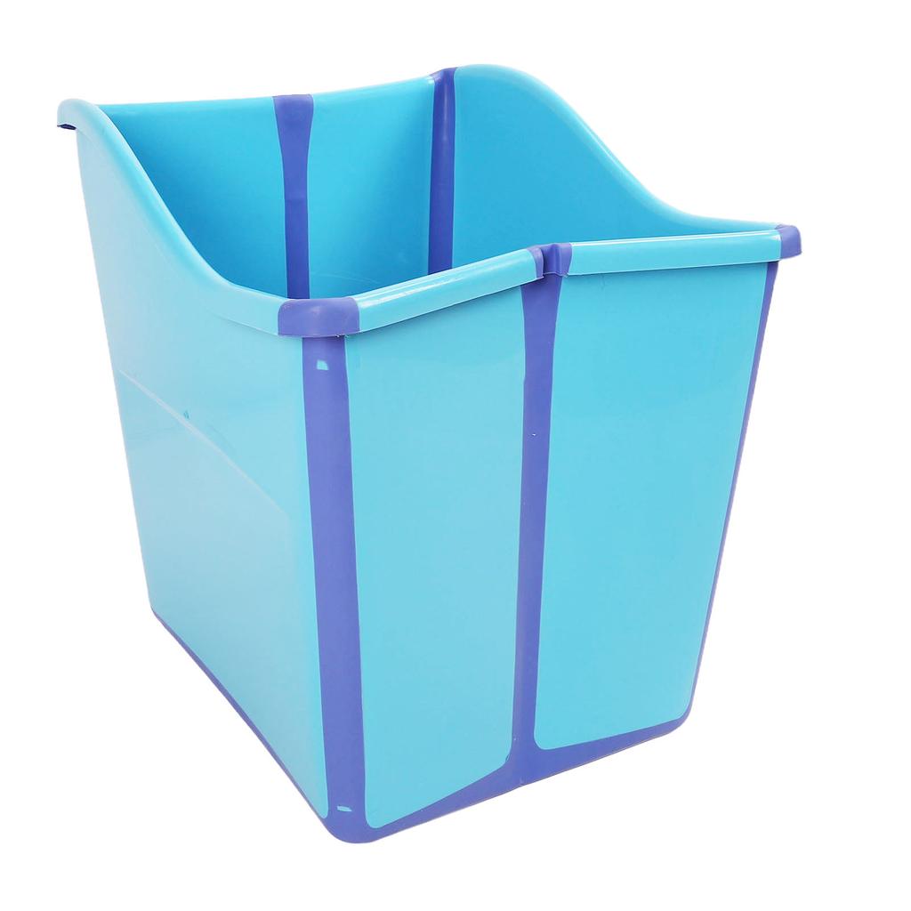 Folding Bathtub Kids Portable Baby Bath Tub Large Size Non Slip Soaking Tub for Travel Home Use