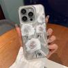 White Rose Phone Case For iPhone 16 11 13 15 Pro Max 14 Plus 12 14promax 13promax 16E X XR 7 8 Silicone Shine Covers