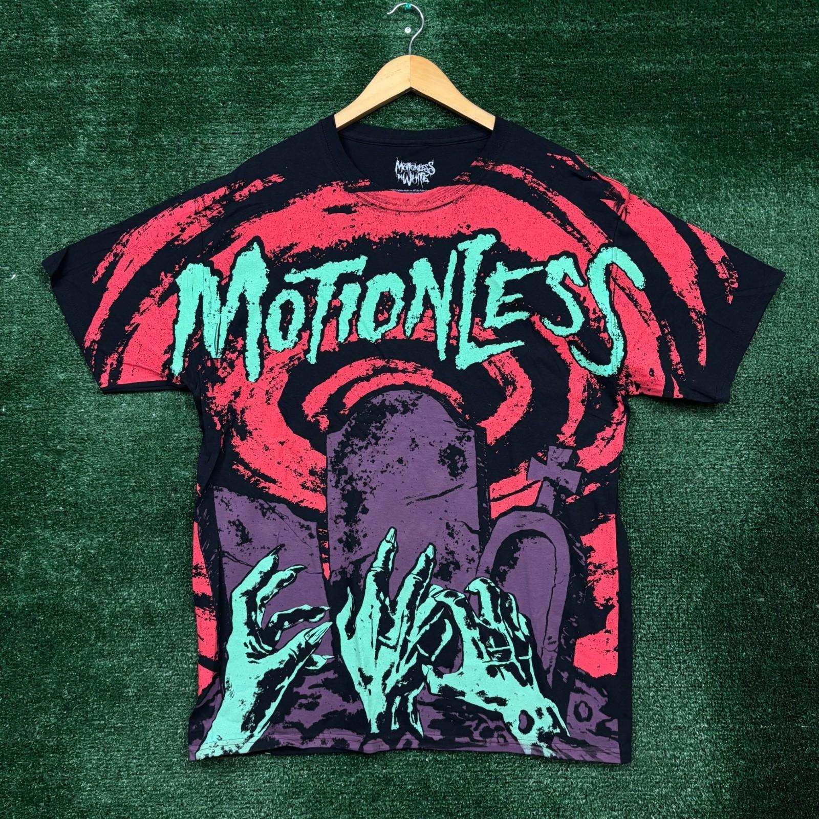 Motionless in White Creatures Meatalcore Band Size Large Unisex T-Shirt S