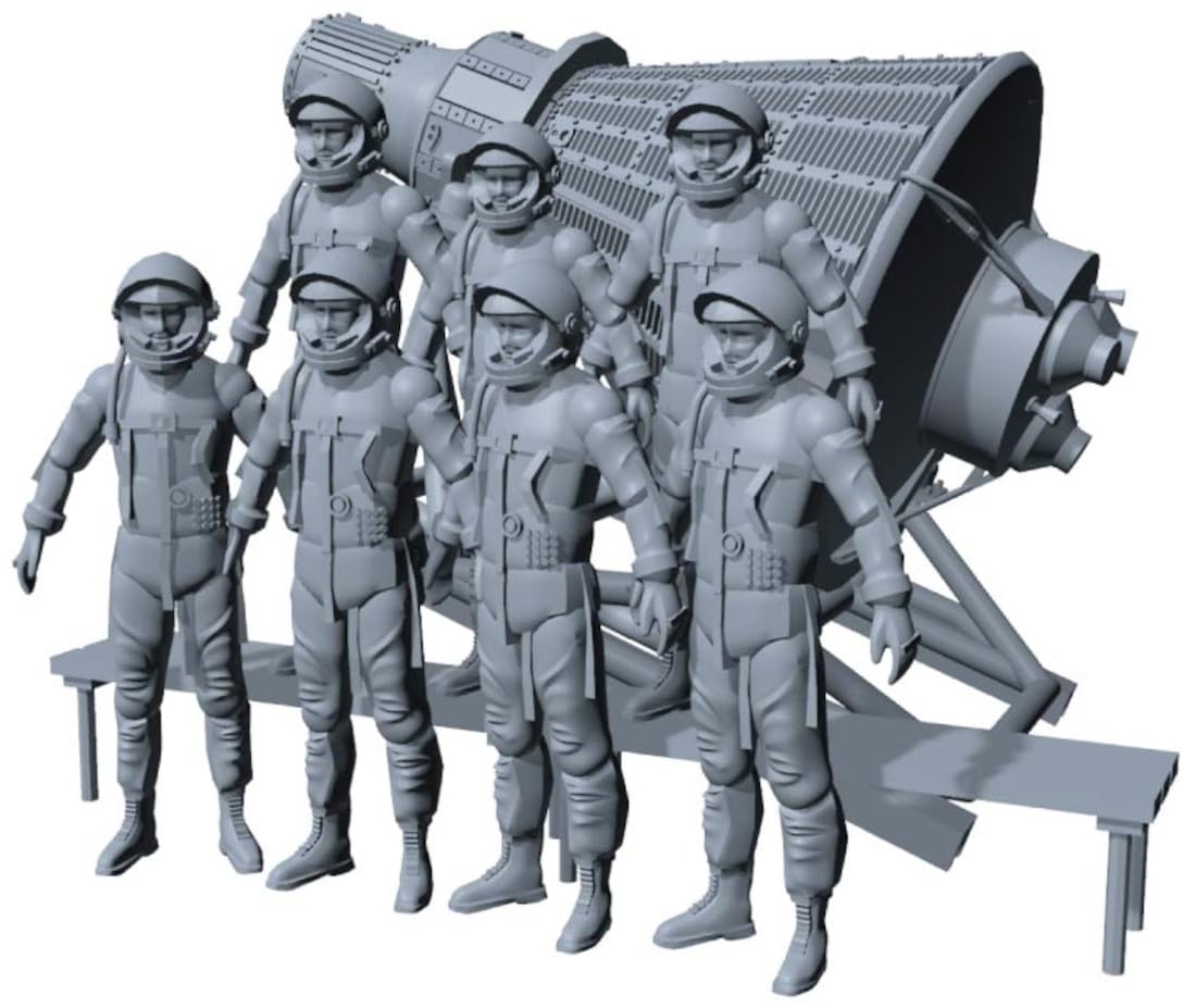 

HMA NASA Mercury Capsule Mercury Seven Resin Kit 1/144 + M3-112 (Spacecraft)