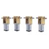 4 Stück Set DC Getriebemotor 8RPM 13RPM 26RPM 68RPM Starke Leitfähigkeit Doppelwelle Schneckengetriebe