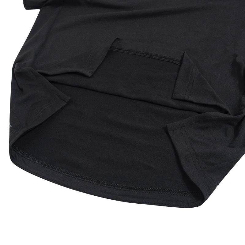 adidas Logo Print Running Sports Casual Round Neck Short Sleeve T-Shirt Women Tops Black IA7748